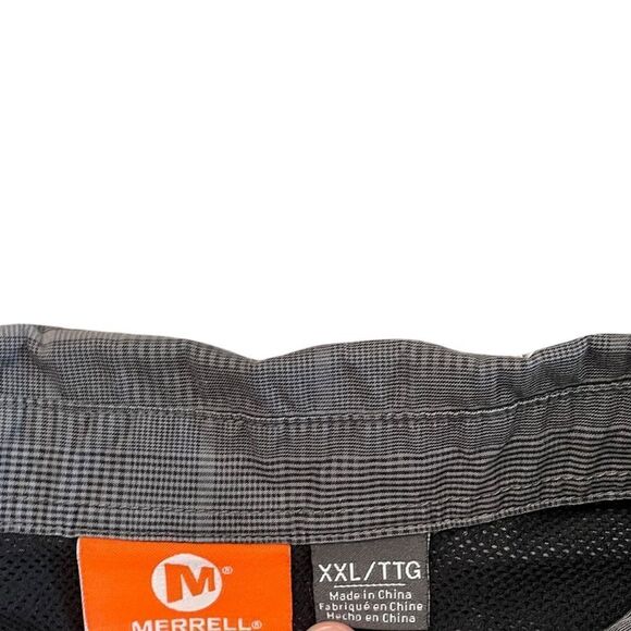 MERREL Long sleeve gray plaid button down shirt size XXL - Picture 3 of 6